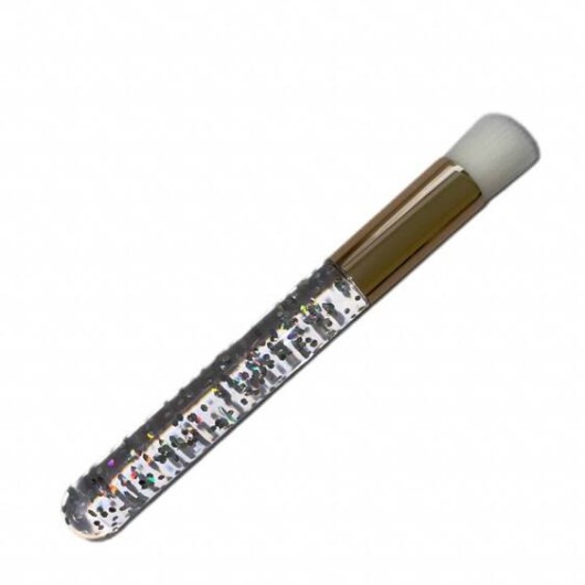 Кисть для шампуня ровная (прозрачная), 9 см