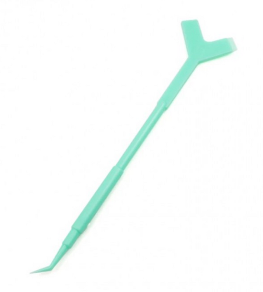 Многофункциональный инструмент двойной, пластиковый (мятный), 1 шт